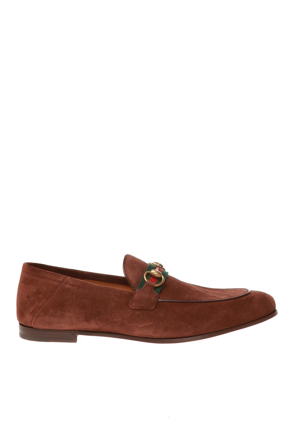 Mens brown cheap suede gucci loafers